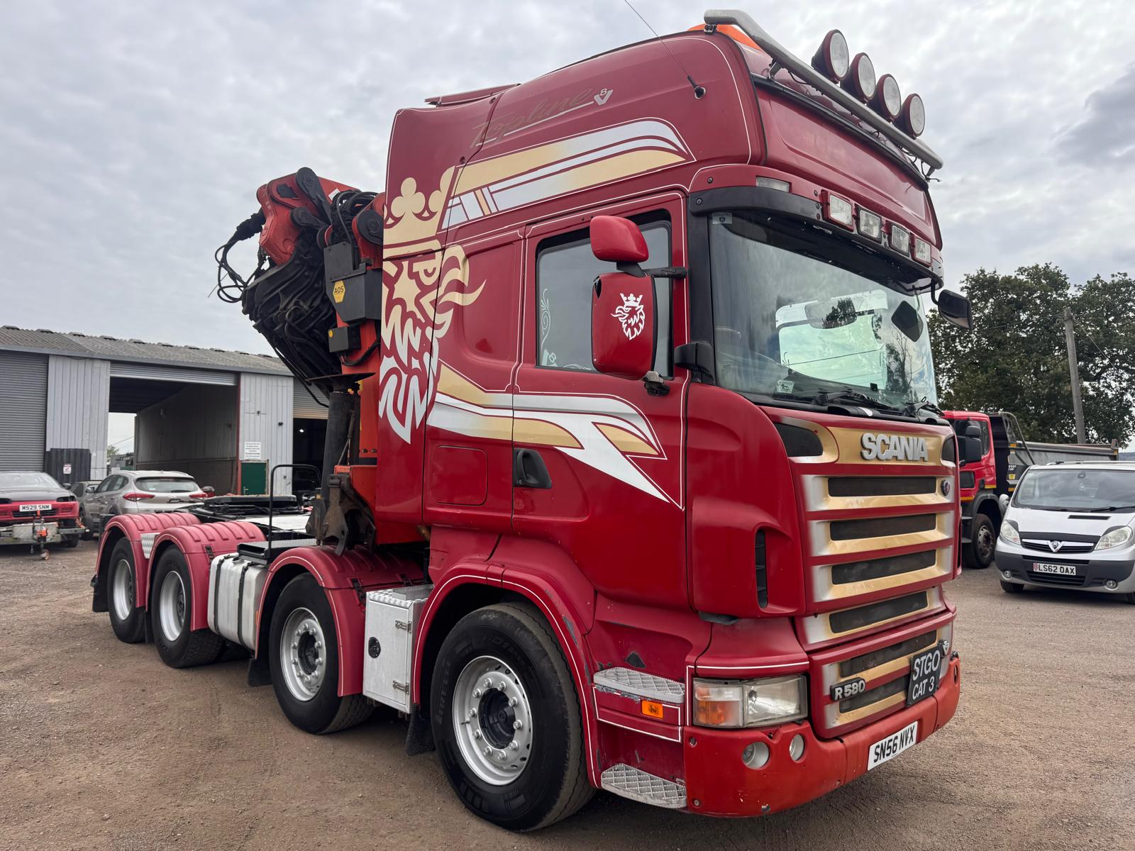 2006 SCANIA R580 WITH PK85002 CRANE